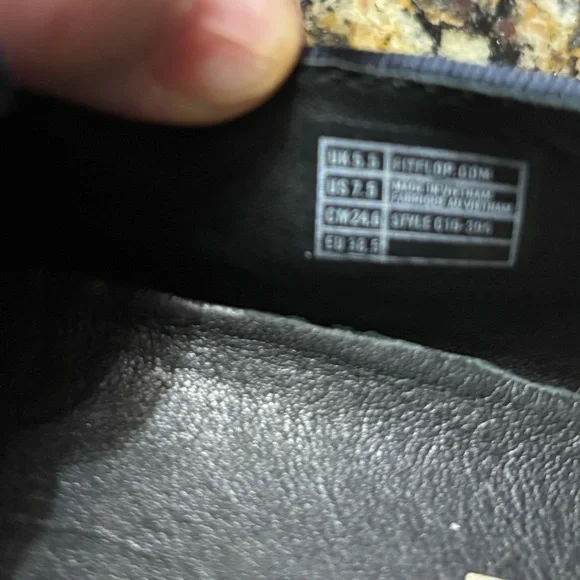 Fitflop Superskate Blue Slip On Loafer Shoes Super Cushy size 7.5 - Picture 8 of 8